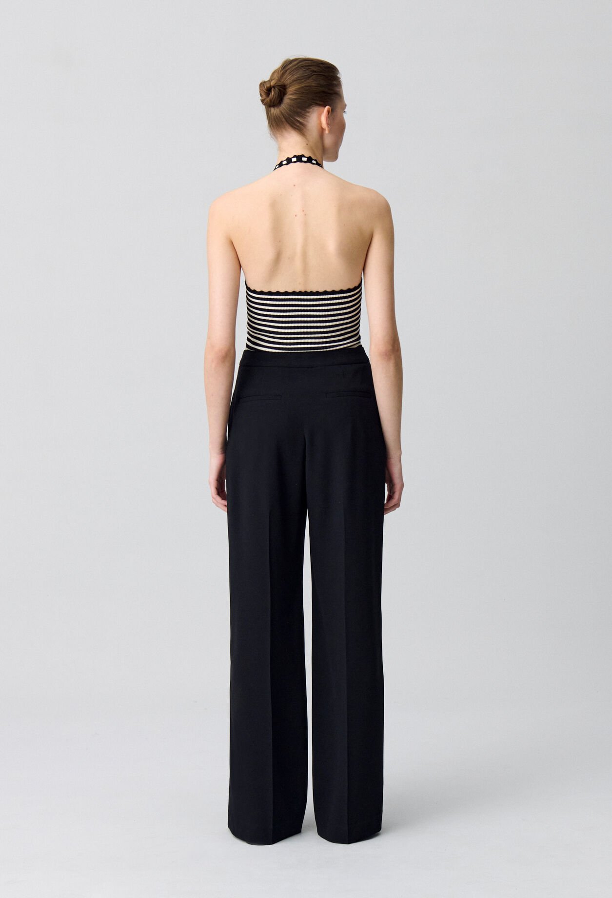 Straight-Leg Sailor Trousers