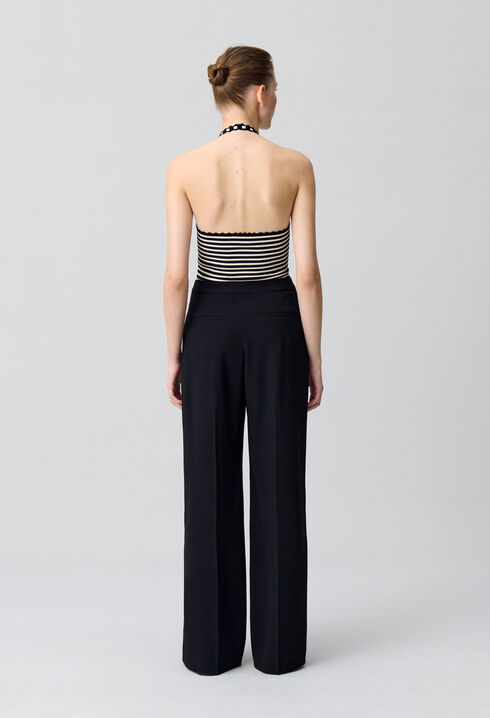 Straight-Leg Sailor Trousers