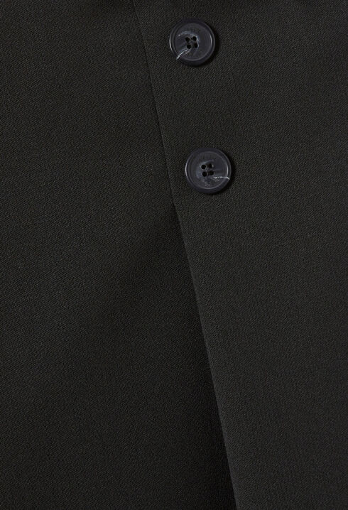 Wide-leg wool-blend trousers