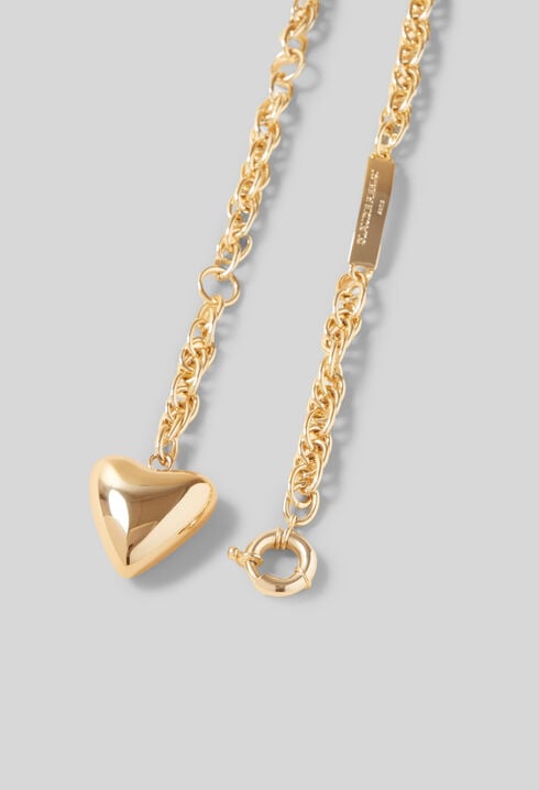Twisted heart chain belt