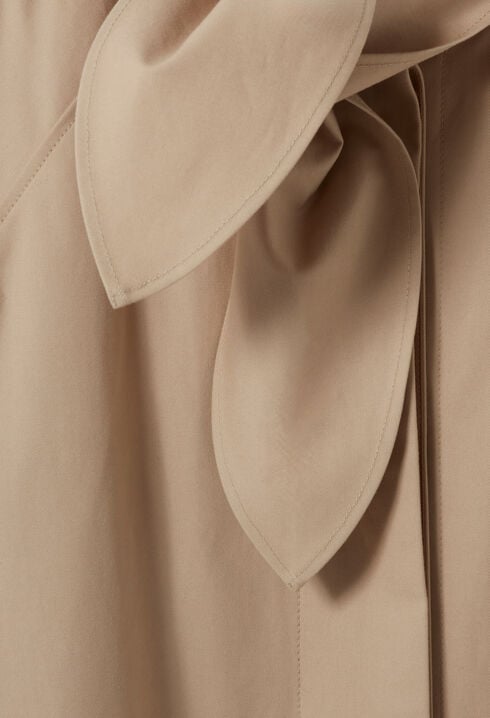 Mid-length trench coat