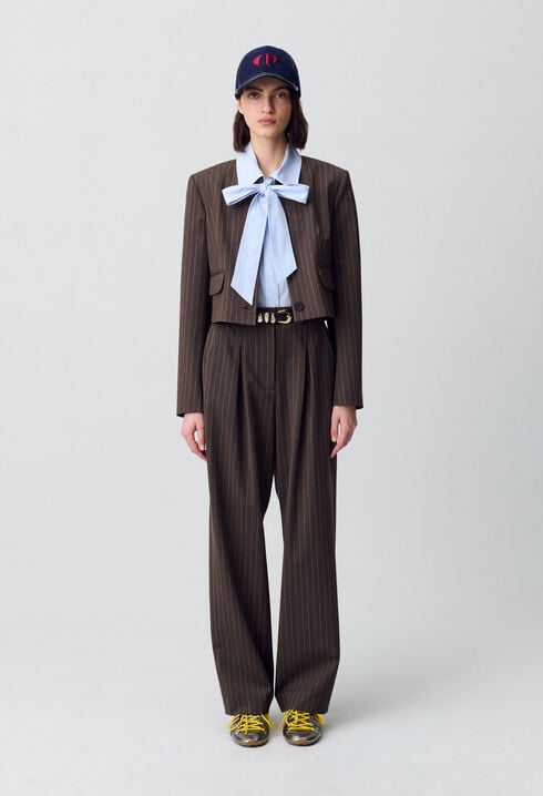 Cropped Boxy Jacket