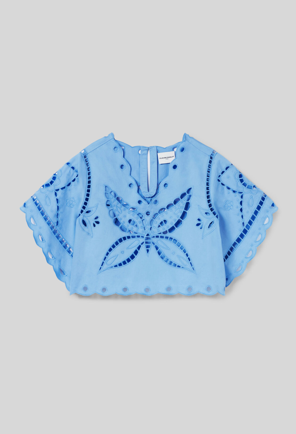 Butterfly Embroidered Top