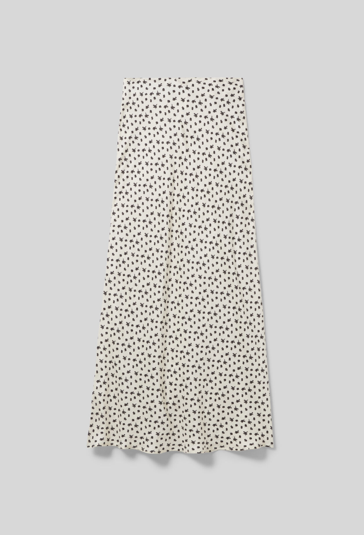 Floral print fluid skirt