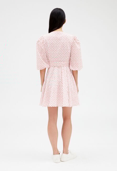 Short wraparound dress