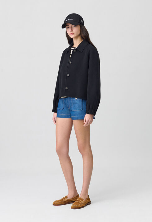 Short Shirt Collar Jacket