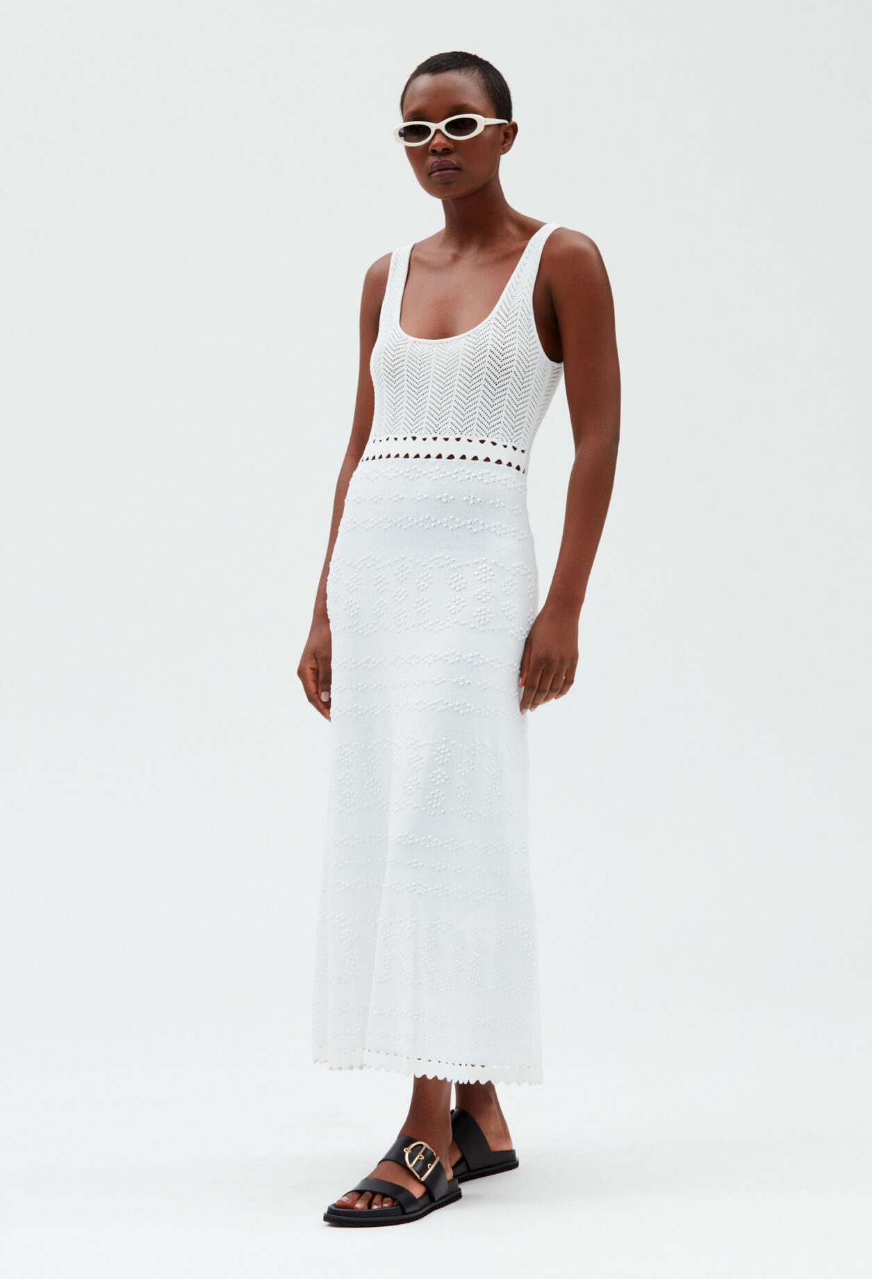 Midi jumper dress