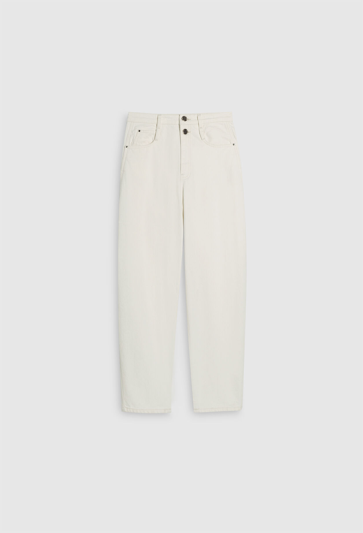 White cotton jeans