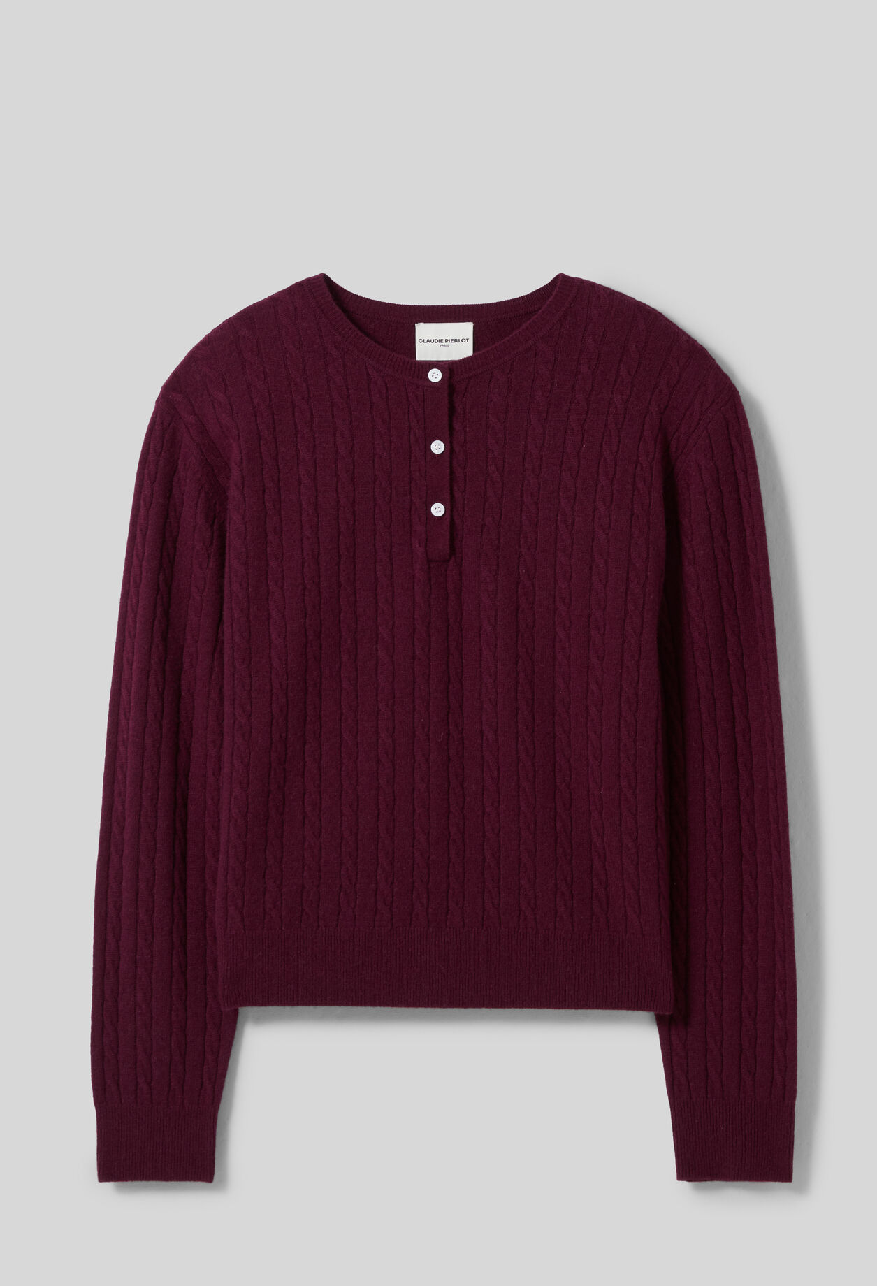 Henley Knit Sweater