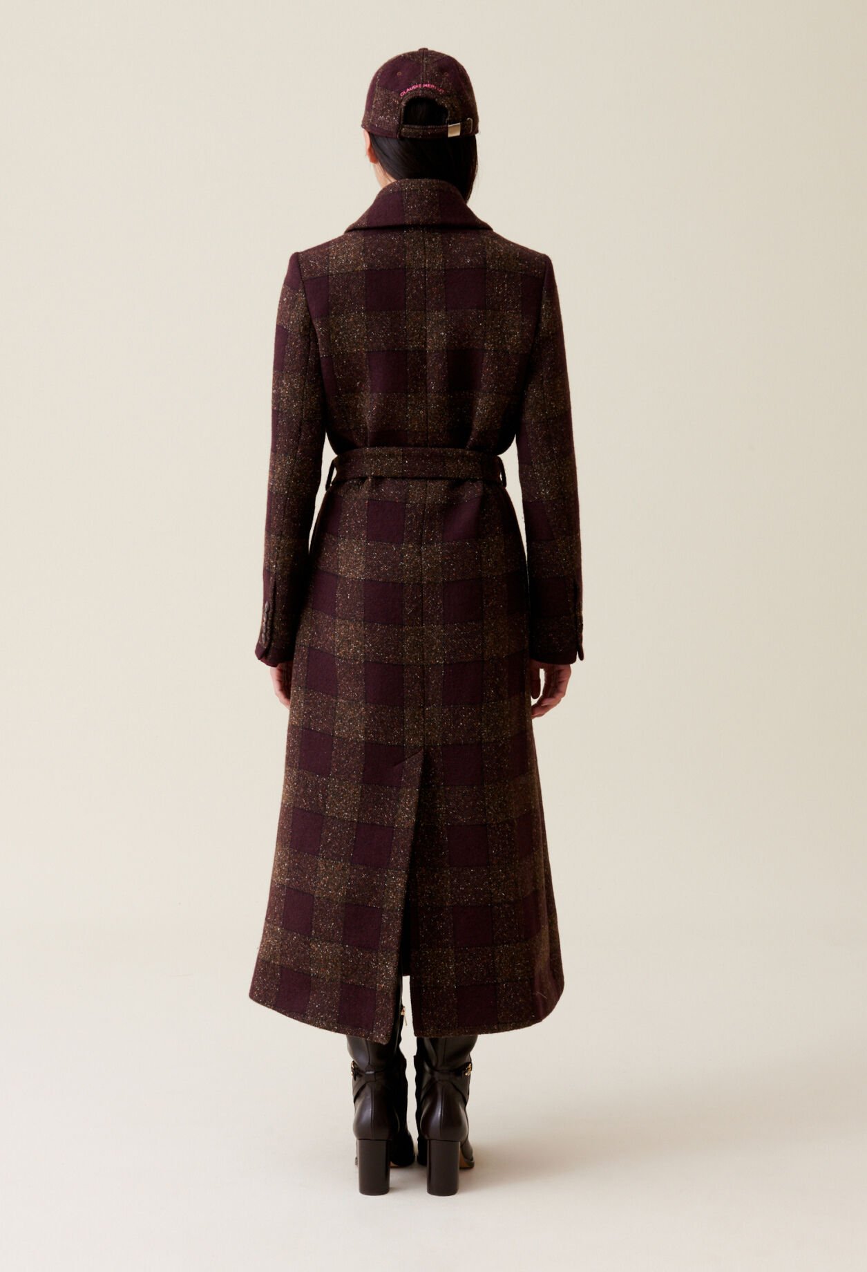 Wool blend coat