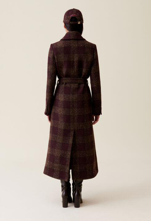 Wool blend coat