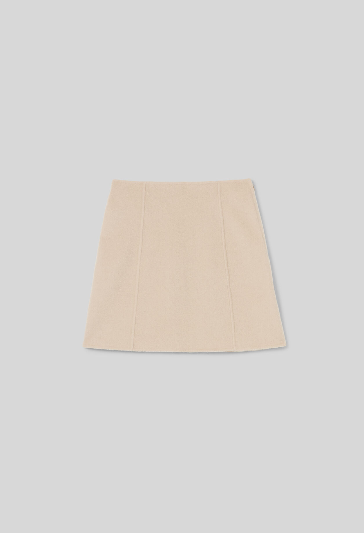 Straight mini skirt