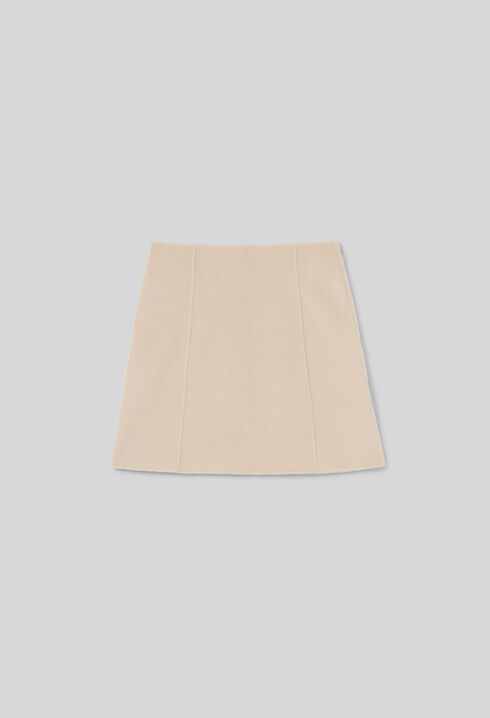 Straight mini skirt