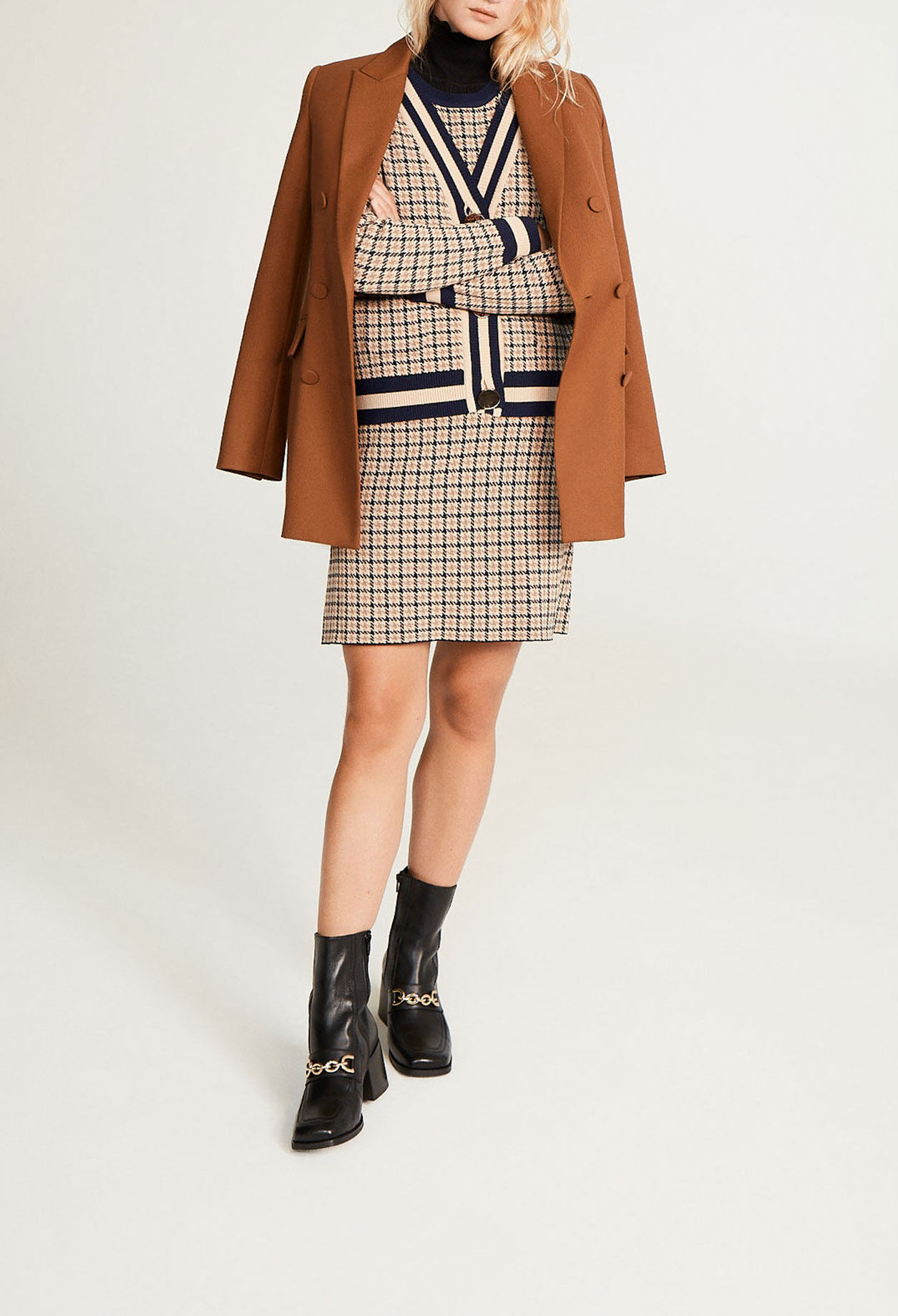 Houndstooth cardigan