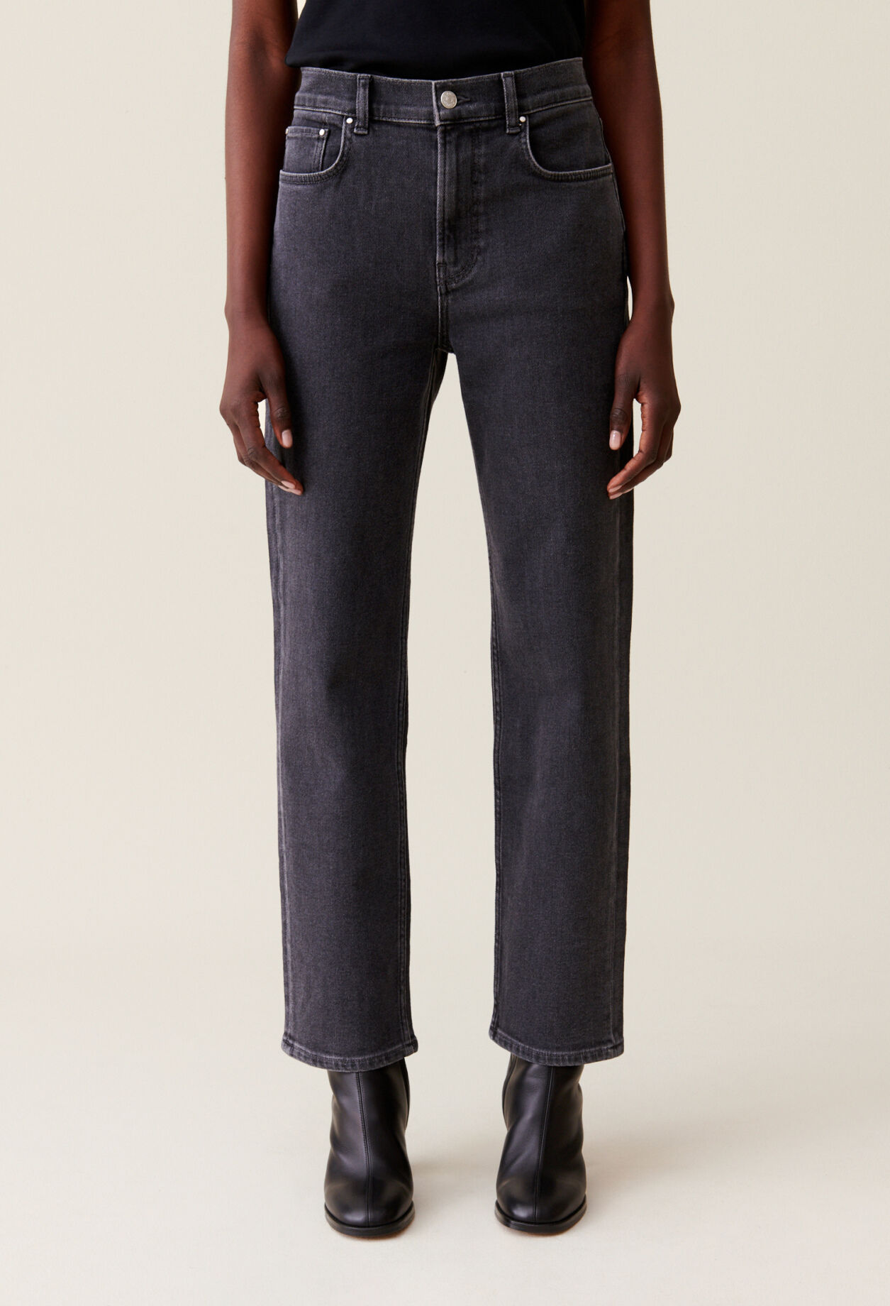 Toto slim jeans charcoal grey
