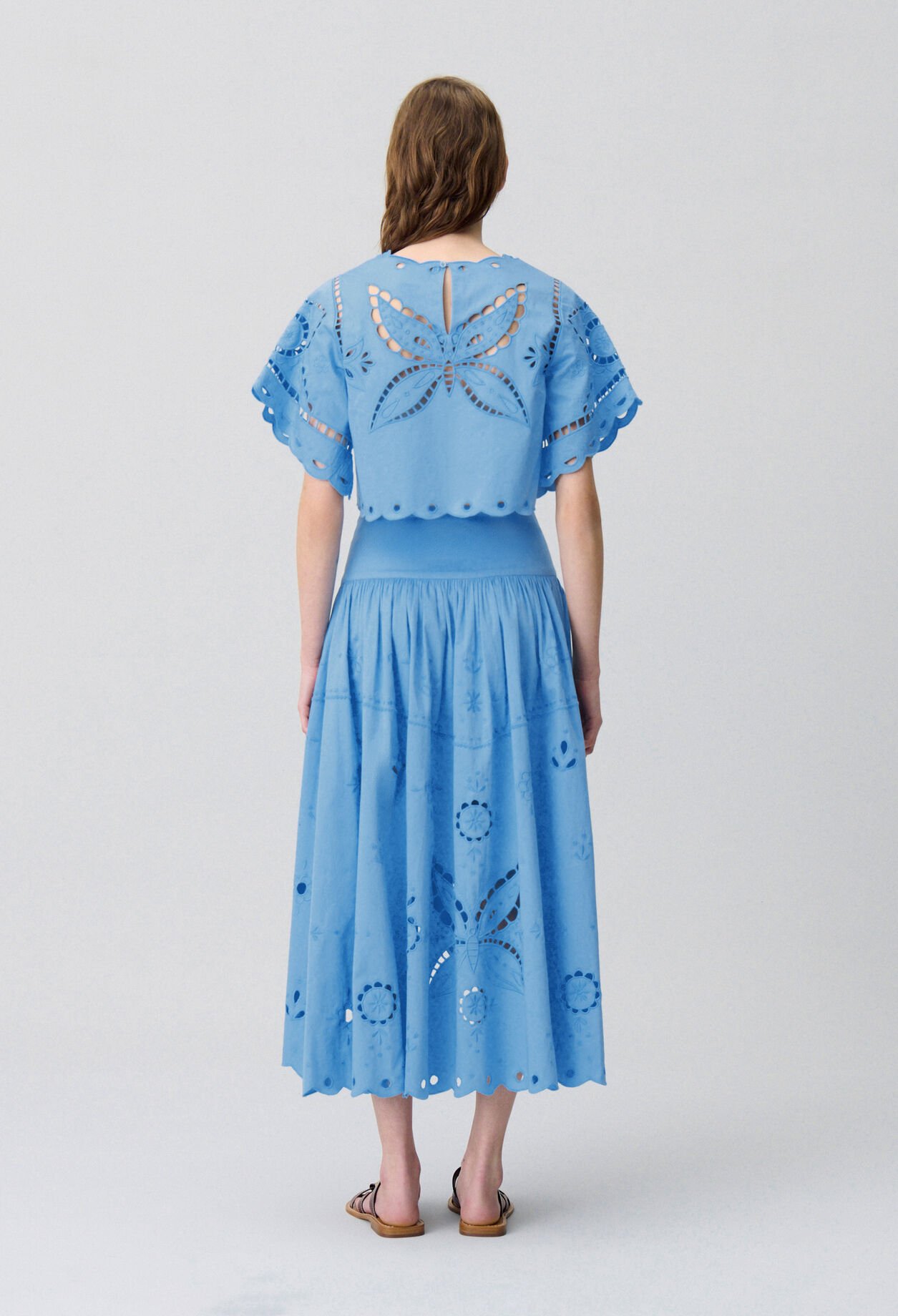 Butterfly Embroidered Top