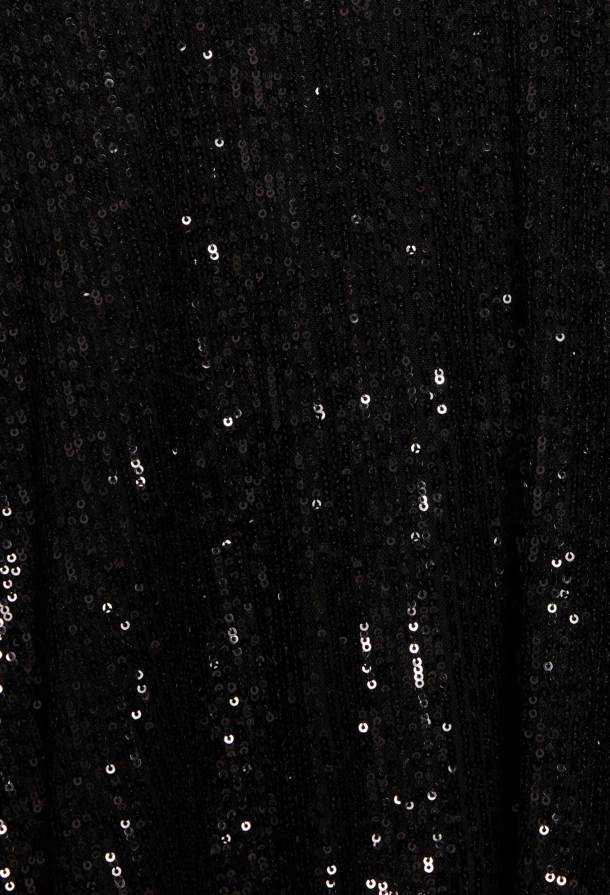 Black midi skirt with sequins