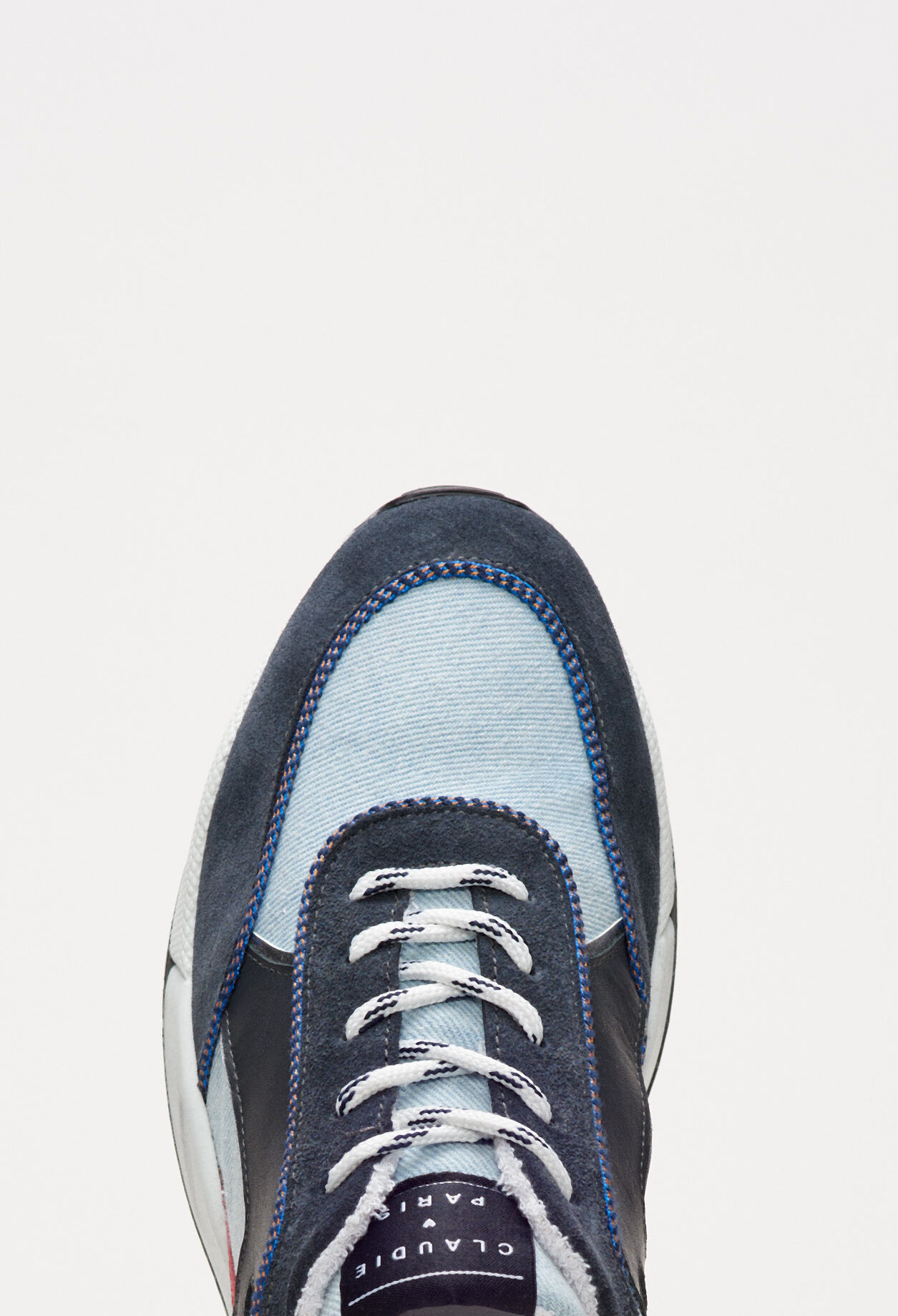 Laced trainers