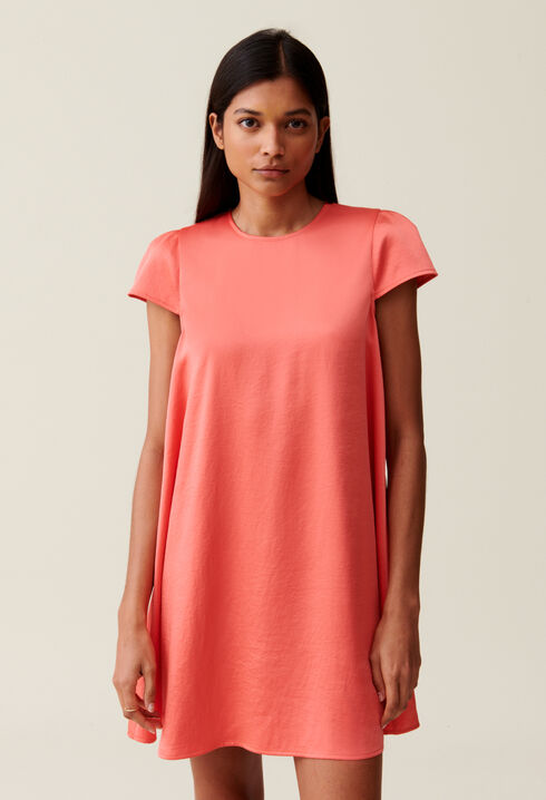 Mandarin Babydoll Mini Dress