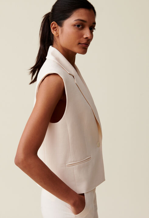 Ivory Tailored Blazer