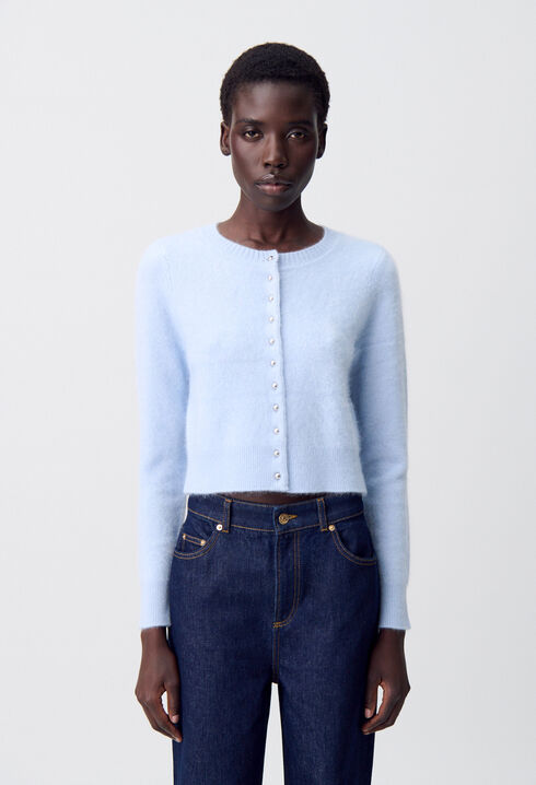 Brushed Knit Cardigan