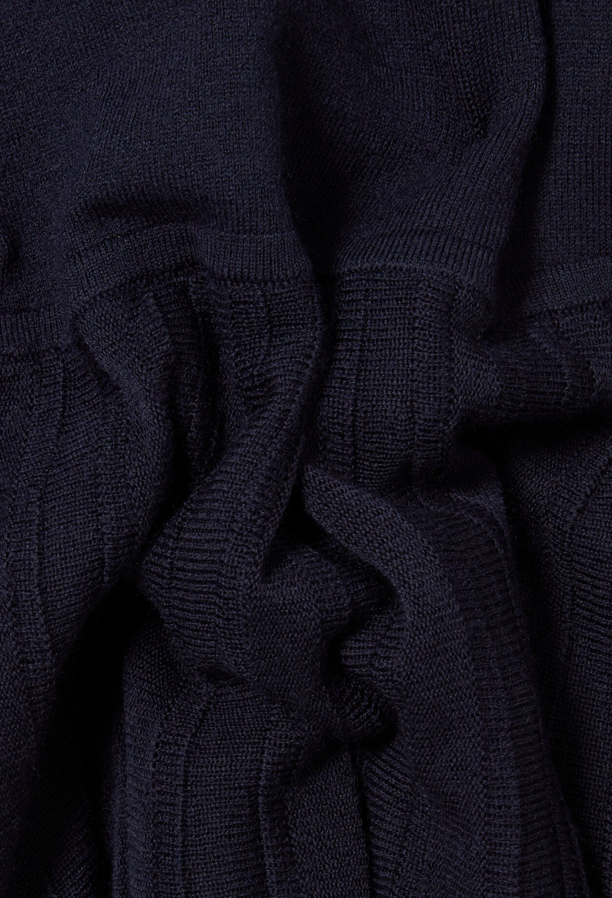 Long collared knit dress
