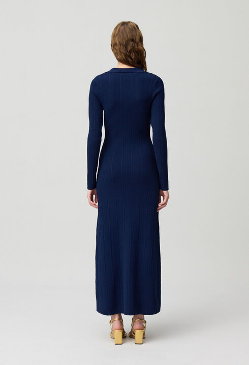 Mid-length knitted dress