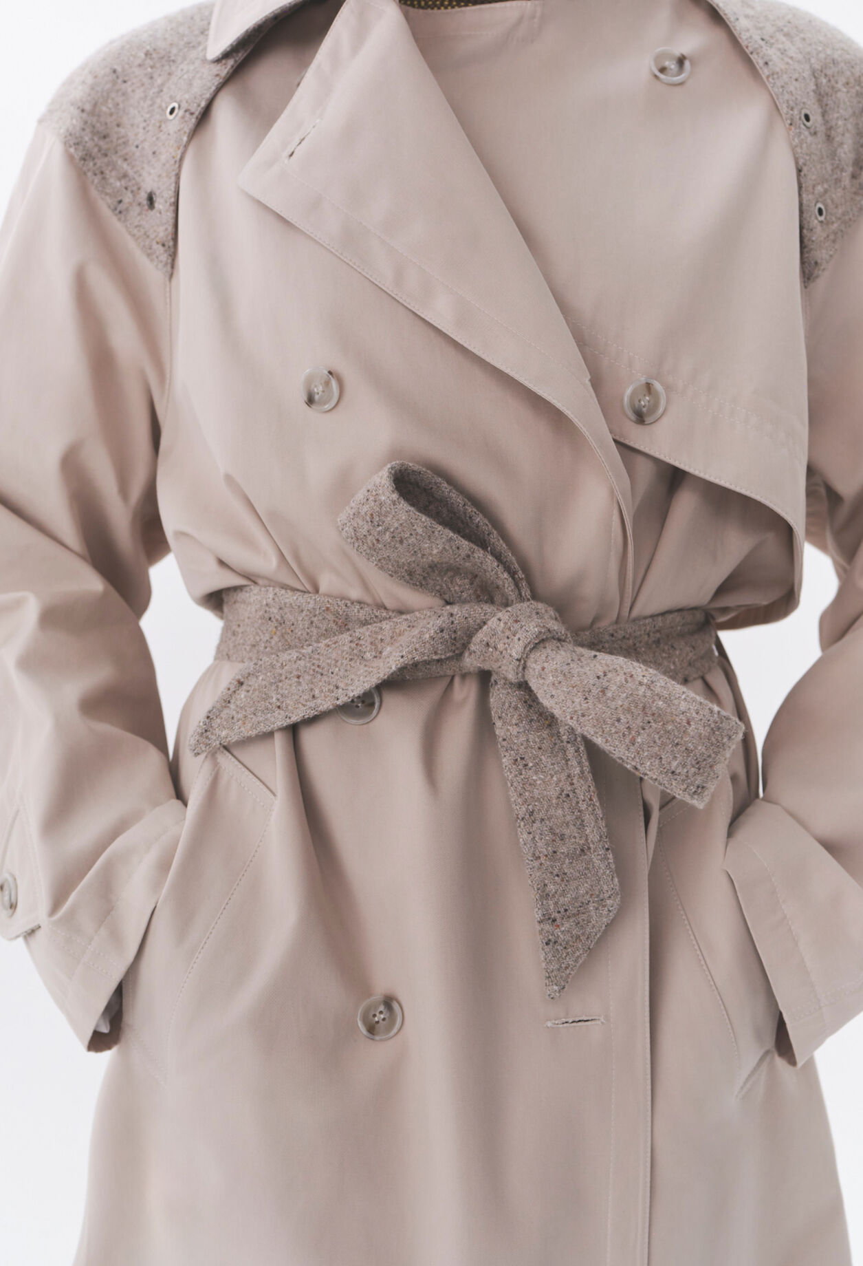 Dual-material Long Trench