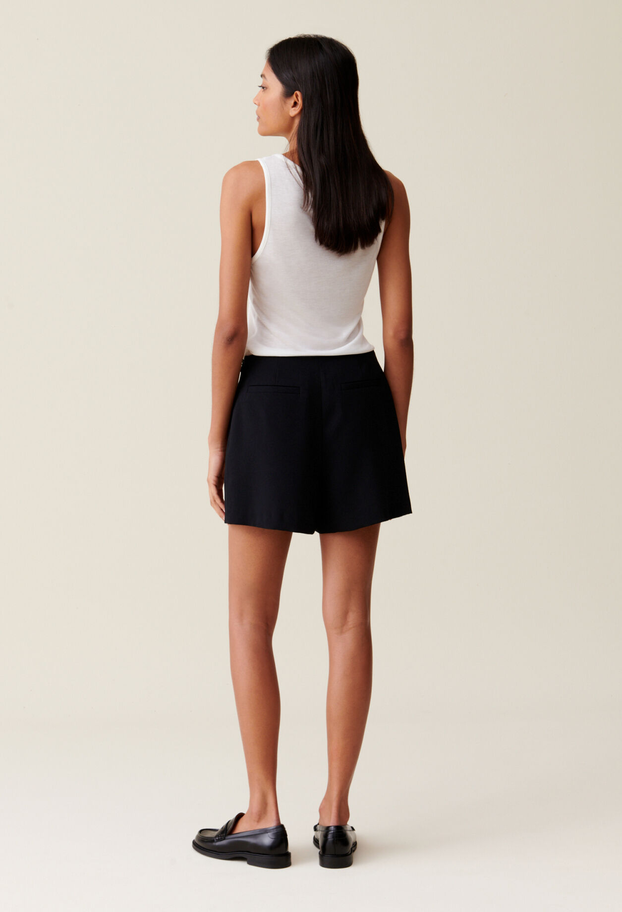 Wrap-style Skort with Buttons