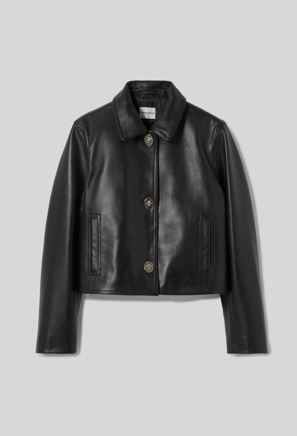 Cropped Leather Jacket
