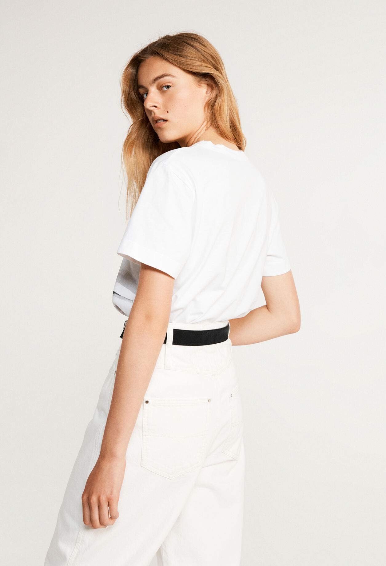 Organic cotton printed T-shirt