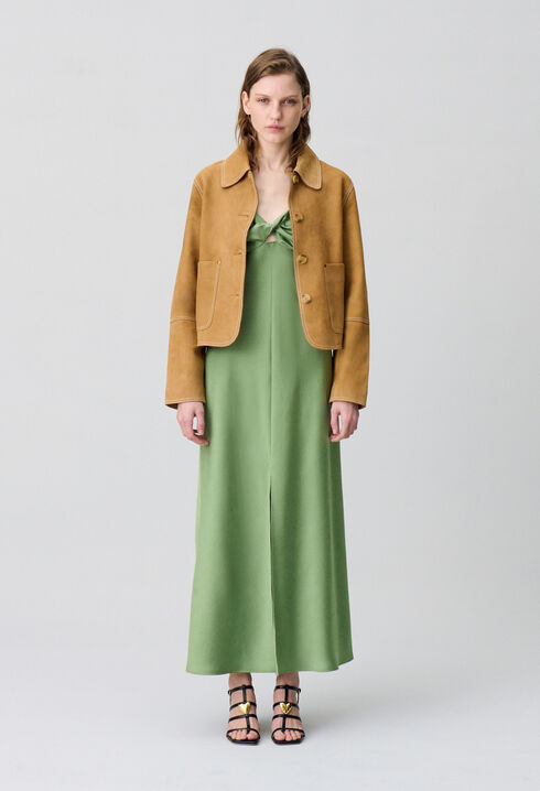 Satin Maxi Dress