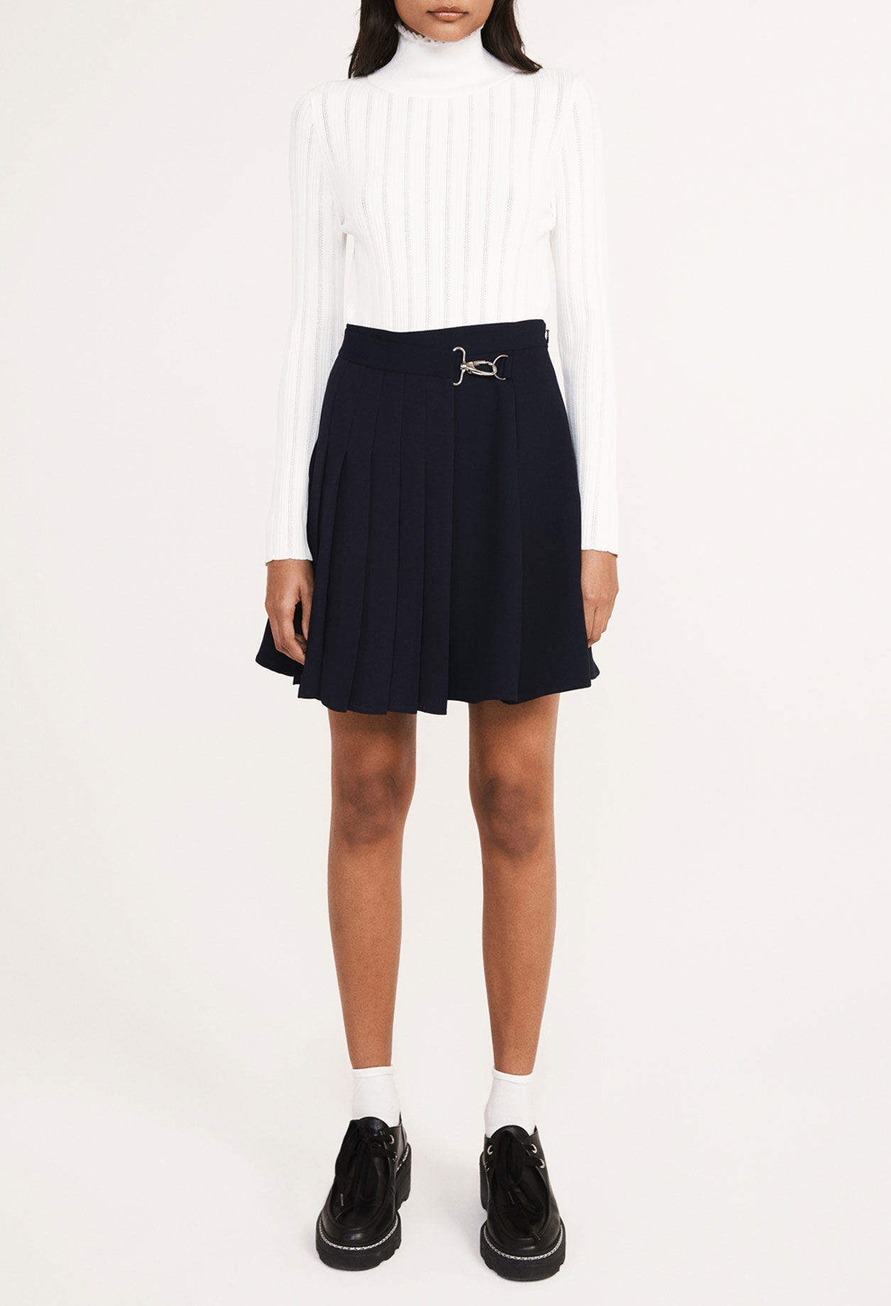 High-neck jumper