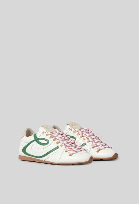 Swing leather trainers