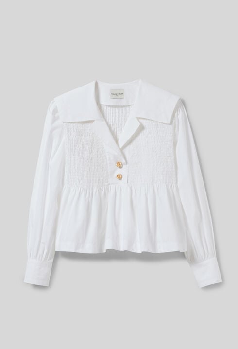 Ruffled blouse