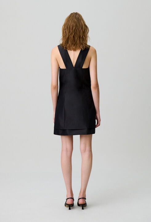 Short bow dress