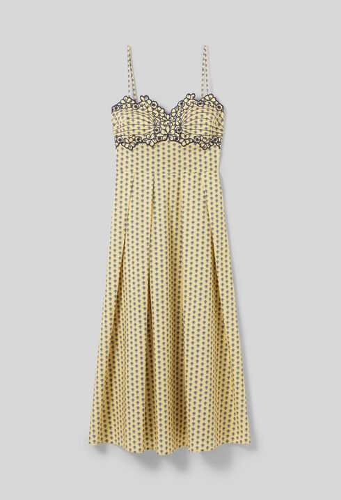 V-neck maxi dress