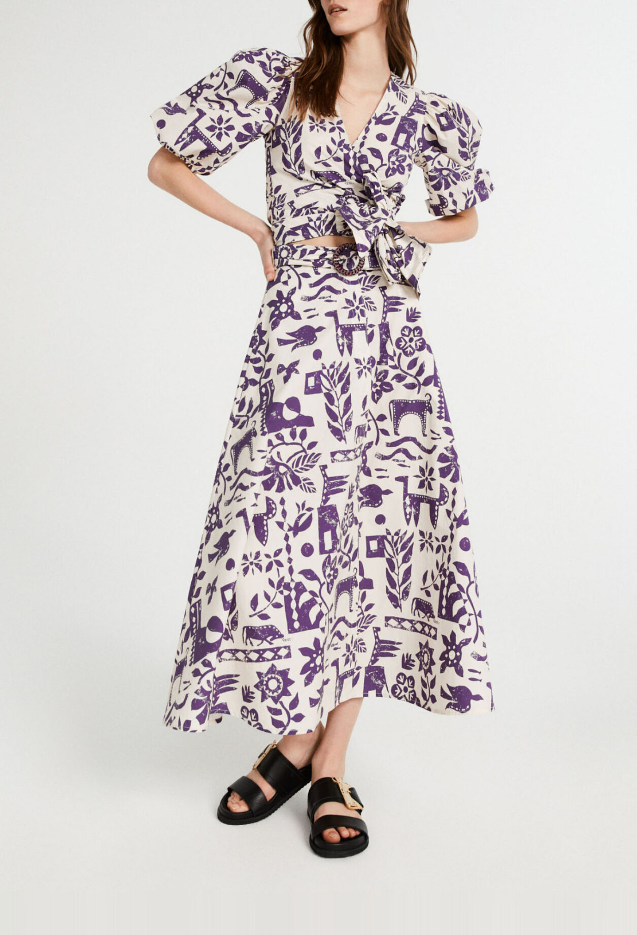 Printed skirt