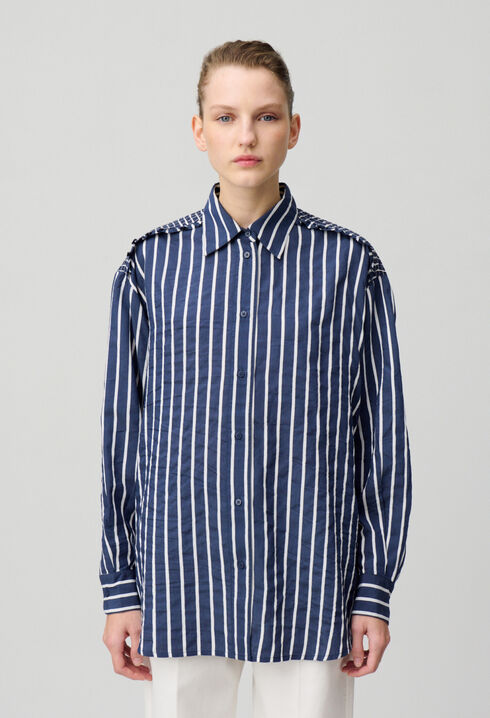 Striped fluid shirt
