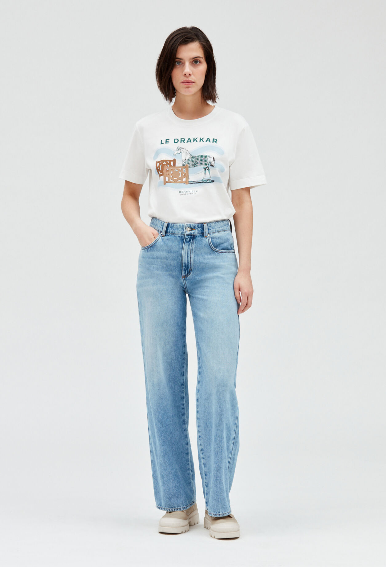 White Le Drakkar T-shirt
