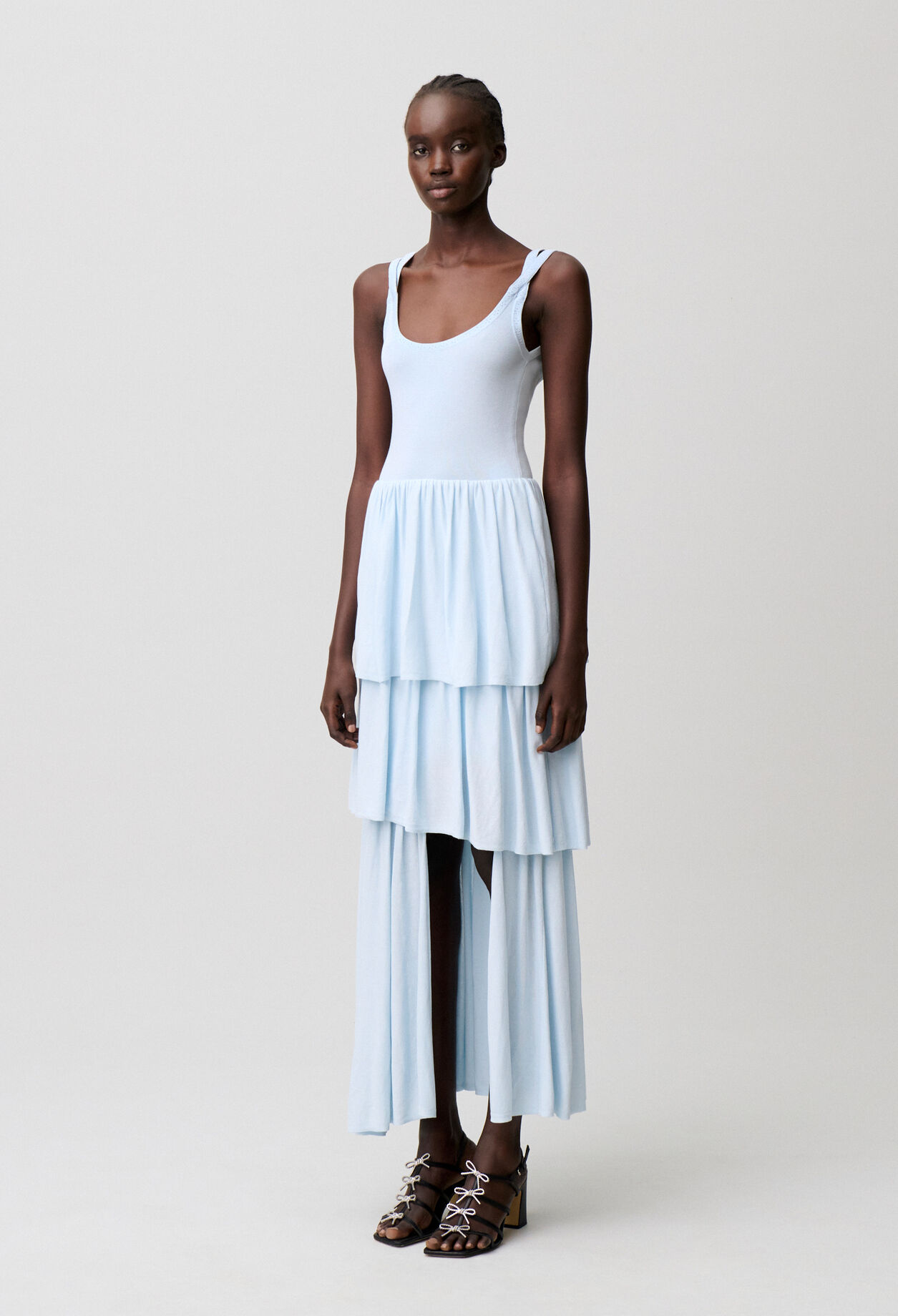 Long knitted dress