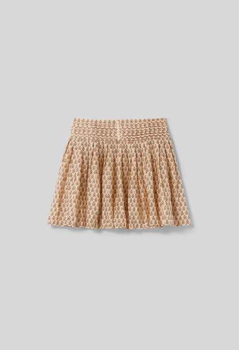 Short Printed Skirt