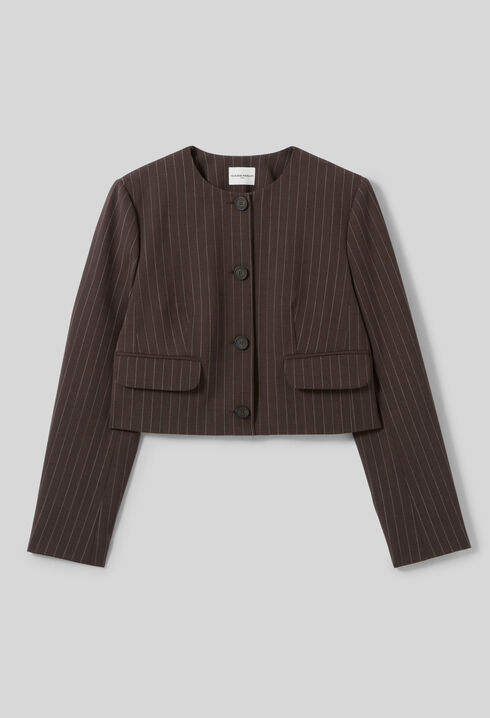 Cropped Boxy Jacket