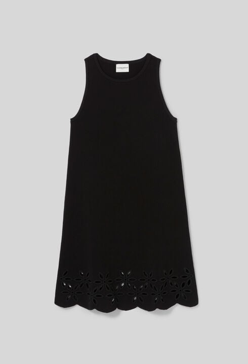 Short Dress in Fine Knit