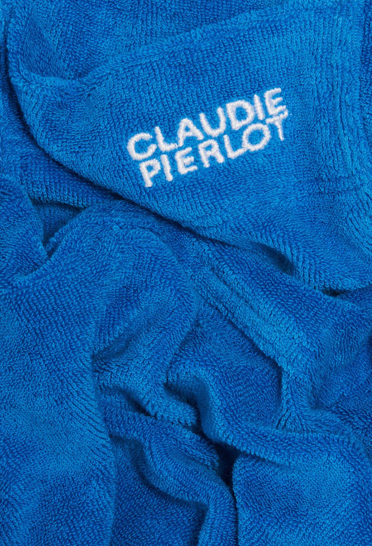 Blue terry shirt