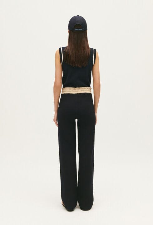 Knit trousers