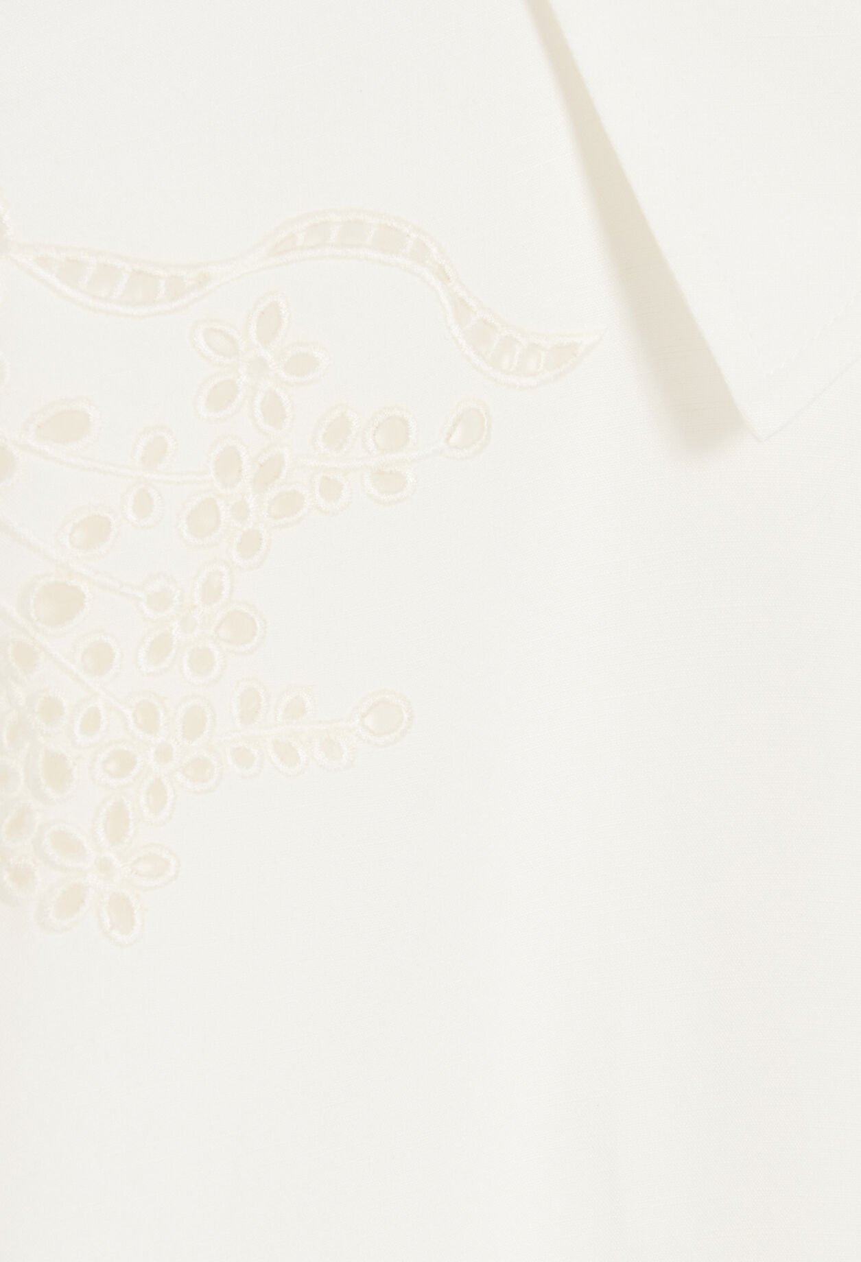 Broderie anglaise short shirt dress