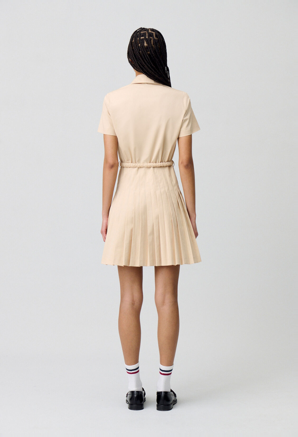 Short buttoned dress