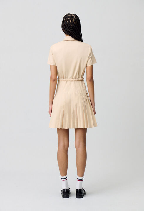 Short buttoned dress