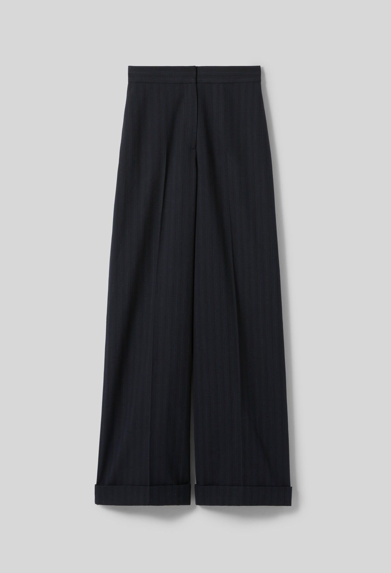 Straight-leg tailored trousers
